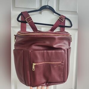 Fawn Design Burgundy Backpack